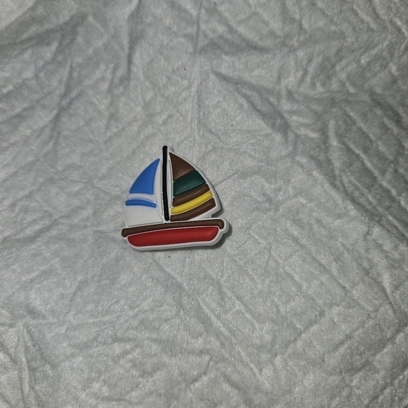4/$8 Shoe Charm for Crocs - Sailboat - Picture 3 of 3